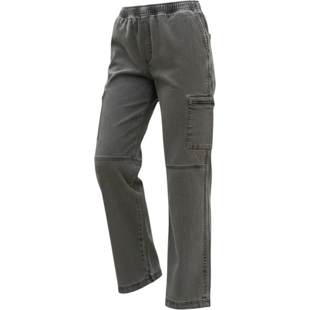 Thereabouts boys xl 18/20 Washed Grey Elastic Waist Utility Cargo Pants